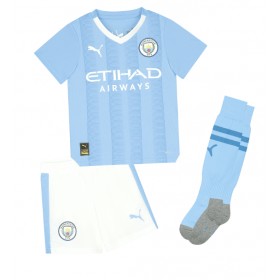 Dětský Fotbalový dres Manchester City Rodri Hernandez #16 2023-24 Domácí Krátký Rukáv (+ trenýrky)